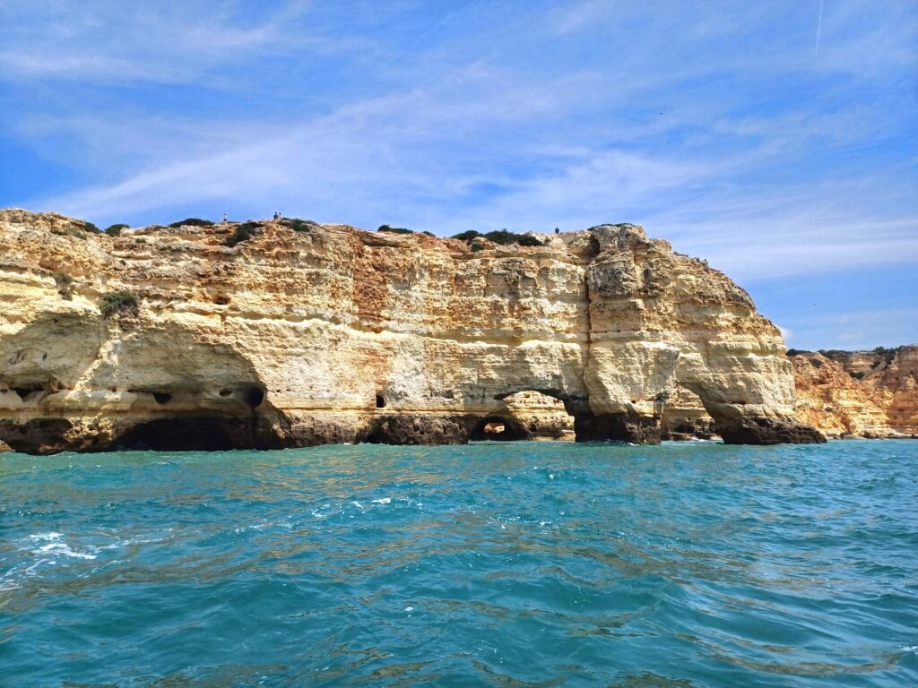 rock formation resembling an elephant in the Algarve coast