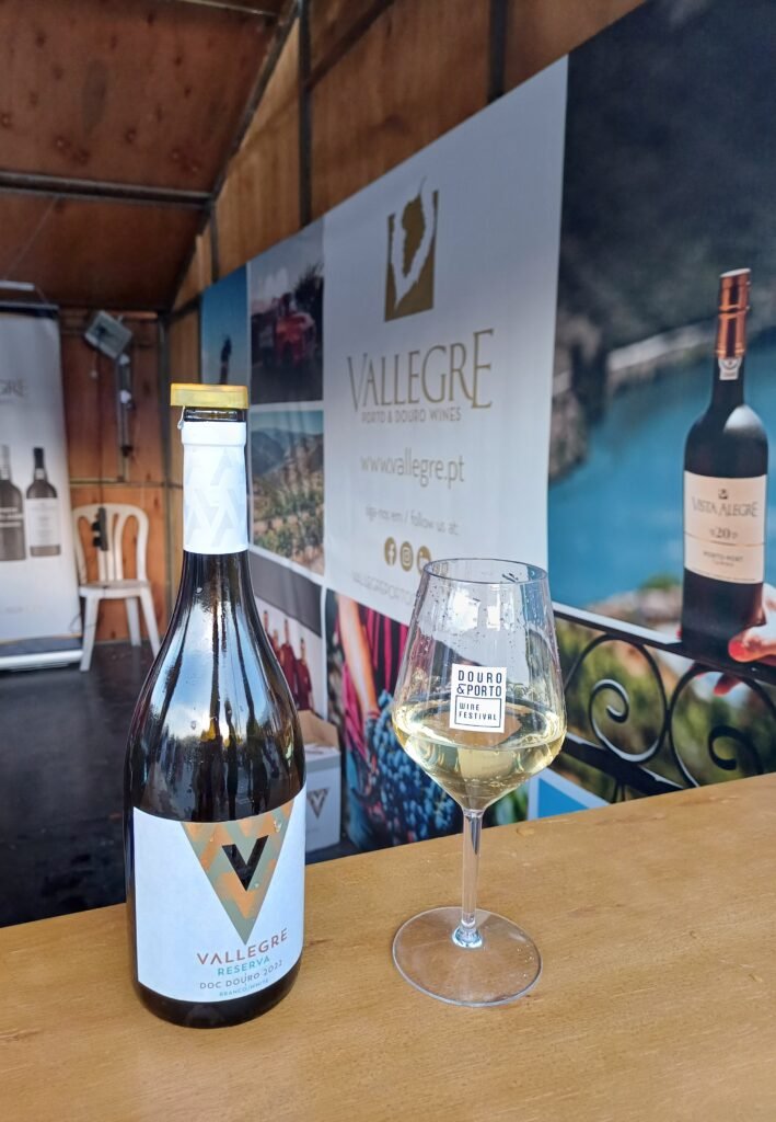 Vallegre Reserva Branco 2022 enjoyed at Douro&Porto Wine Festival