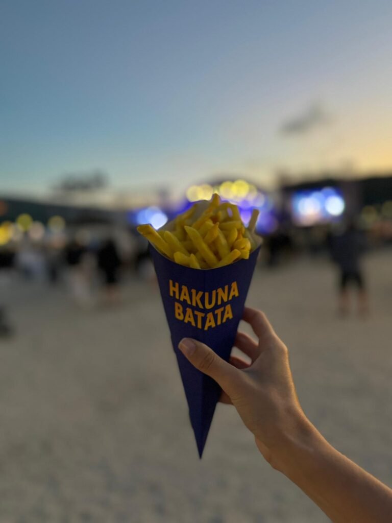 fries from Hakuna Batata enjoyed at Douro&Porto Wine Festival