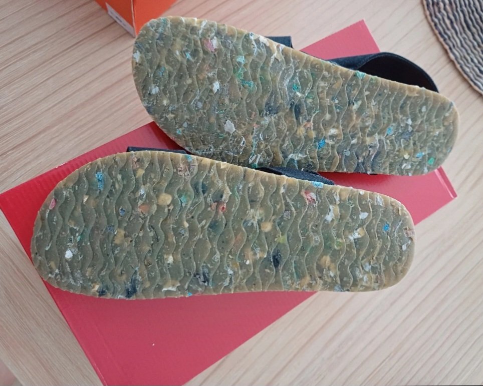 soles from Zouri sandals