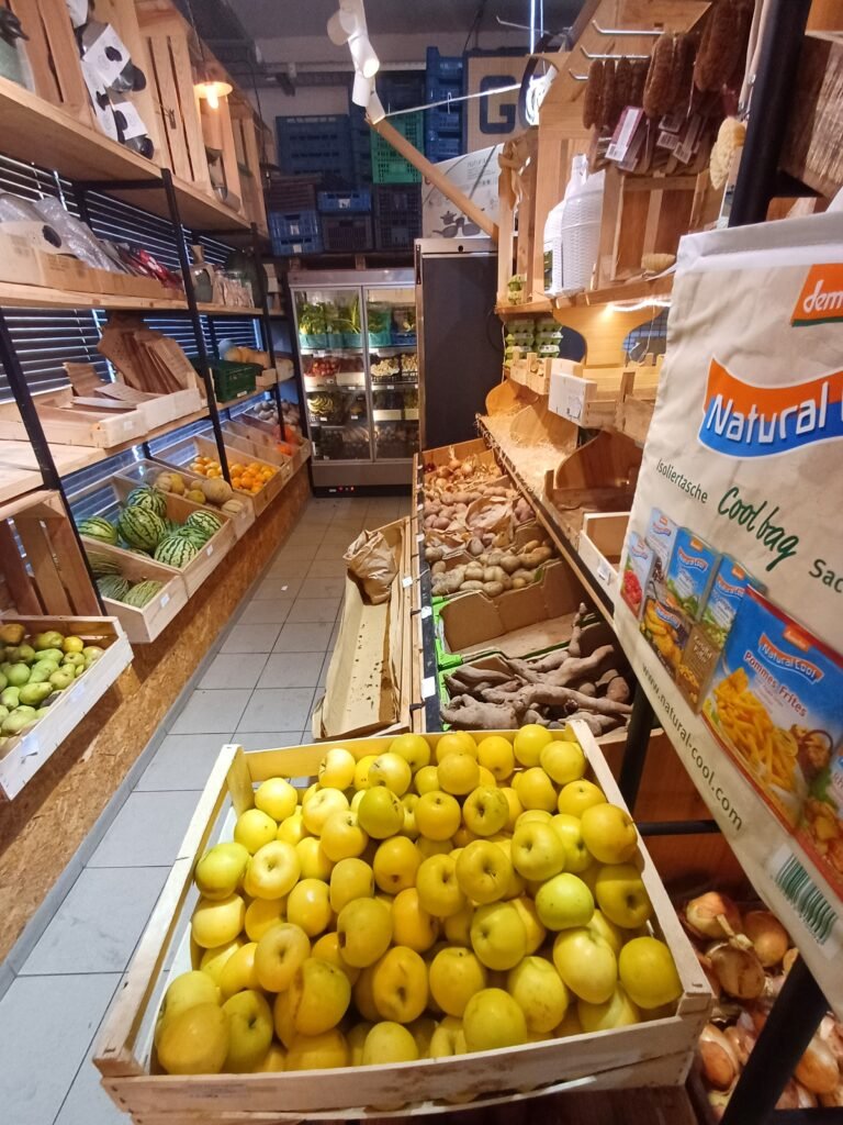 Fresh organic fruit at Maçaroca